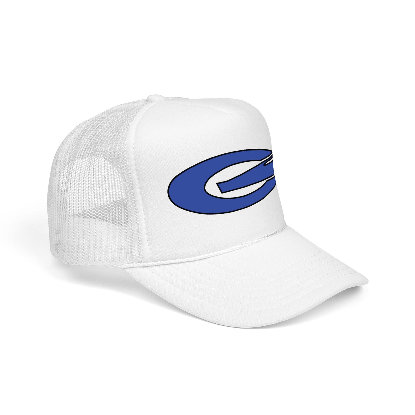 Monogram Trucker Hat - Deep Blue