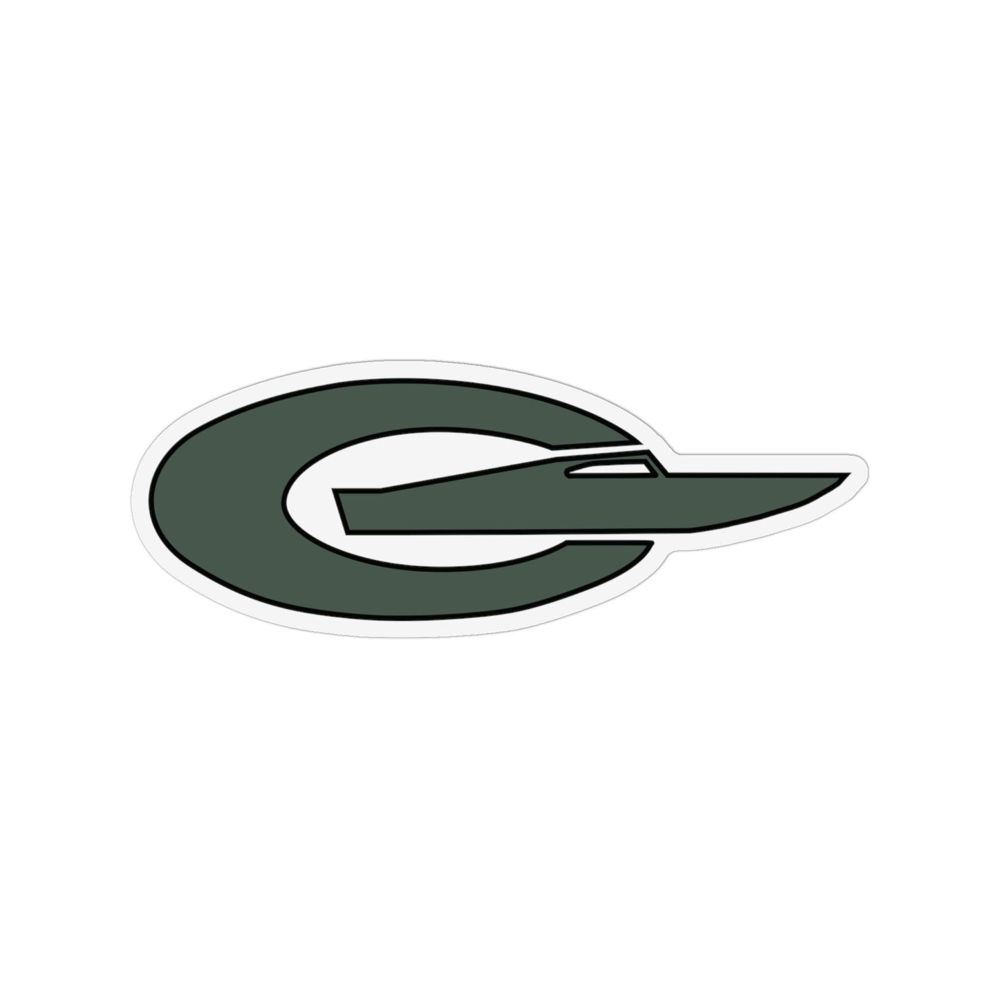 Monogram Fridge Magnet (4") - Forest