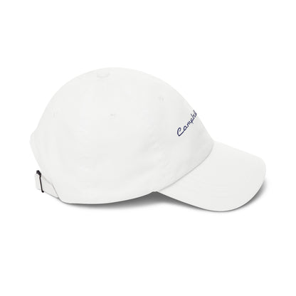 Signature Dad Hat - Blue Text