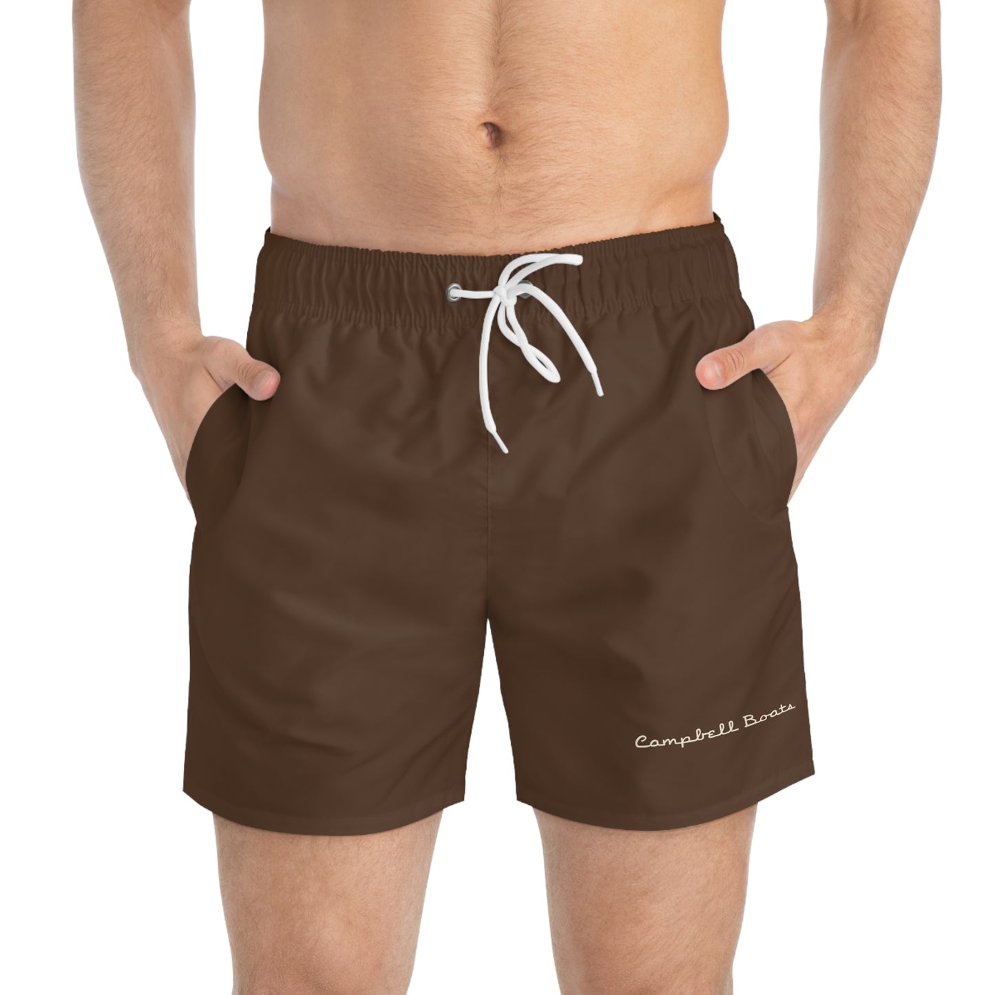 Signature Swim Trunks - Brown