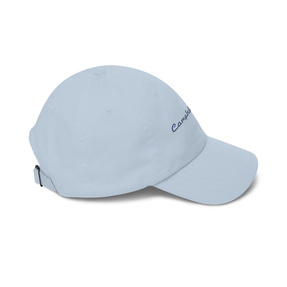 Signature Dad Hat - Blue Text