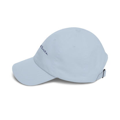 Signature Dad Hat - Blue Text