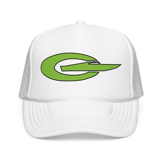 Monogram Trucker Hat - Lime