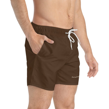Signature Swim Trunks - Brown