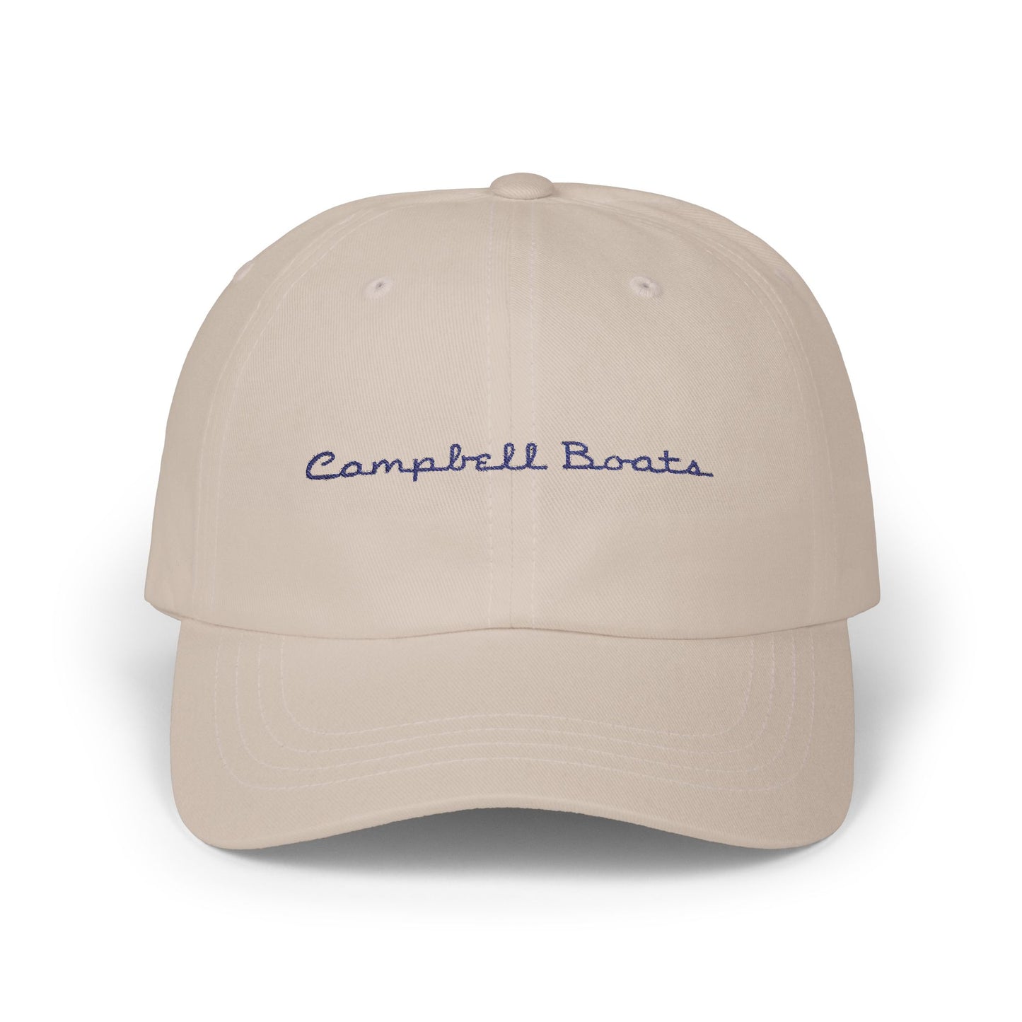 Signature Dad Hat - Blue Text