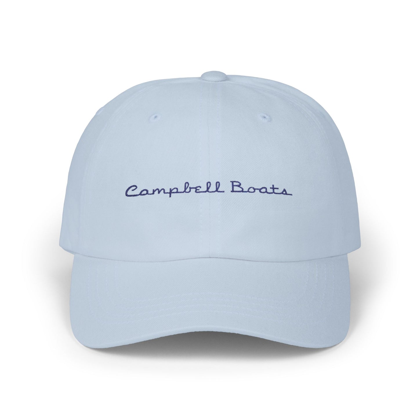 Signature Dad Hat - Blue Text