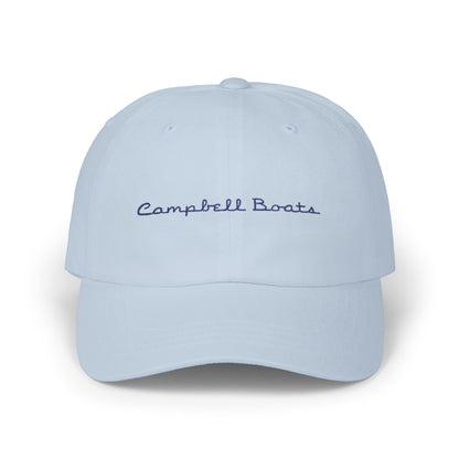 Signature Dad Hat - Blue Text