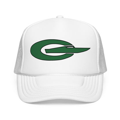 Monogram Trucker Hat - Emerald