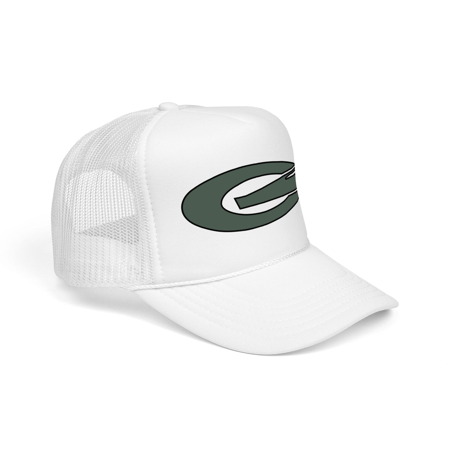 Monogram Trucker Hat - Forest Green