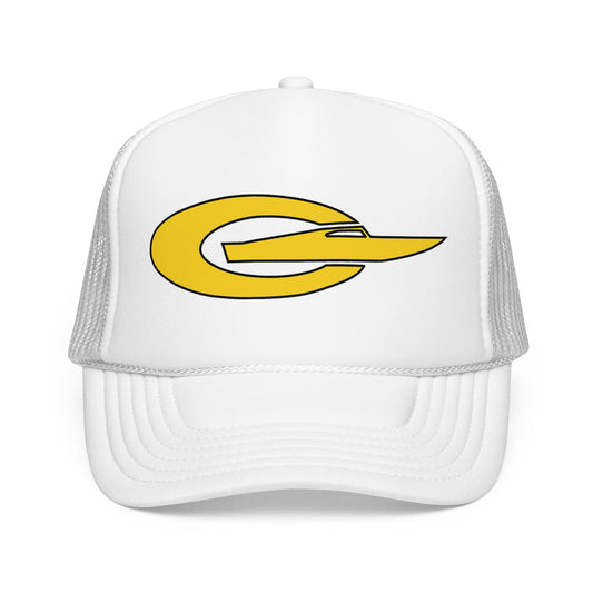 Monogram Trucker Hat - Lemon