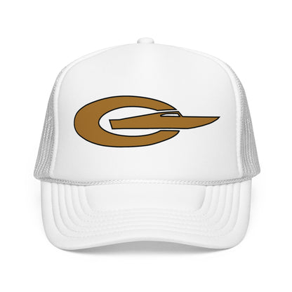 Monogram Trucker Hat - Gold