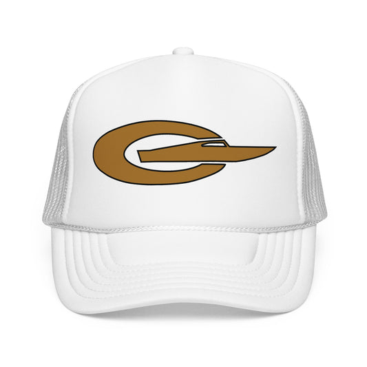 Monogram Trucker Hat - Gold