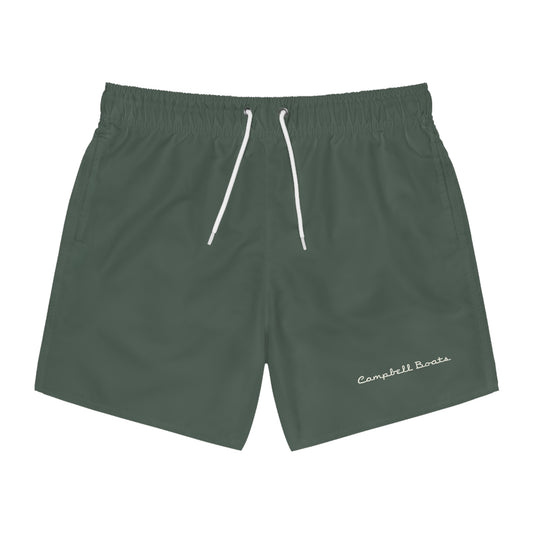 Signature Swim Trunks - Forest Green