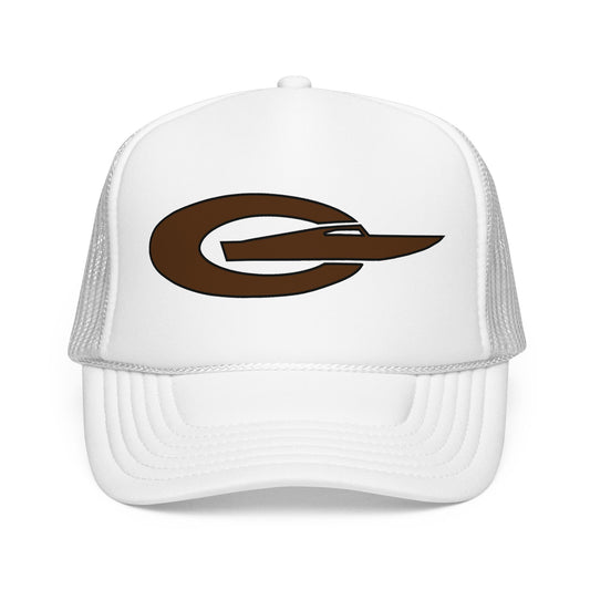 Monogram Trucker Hat - Brown