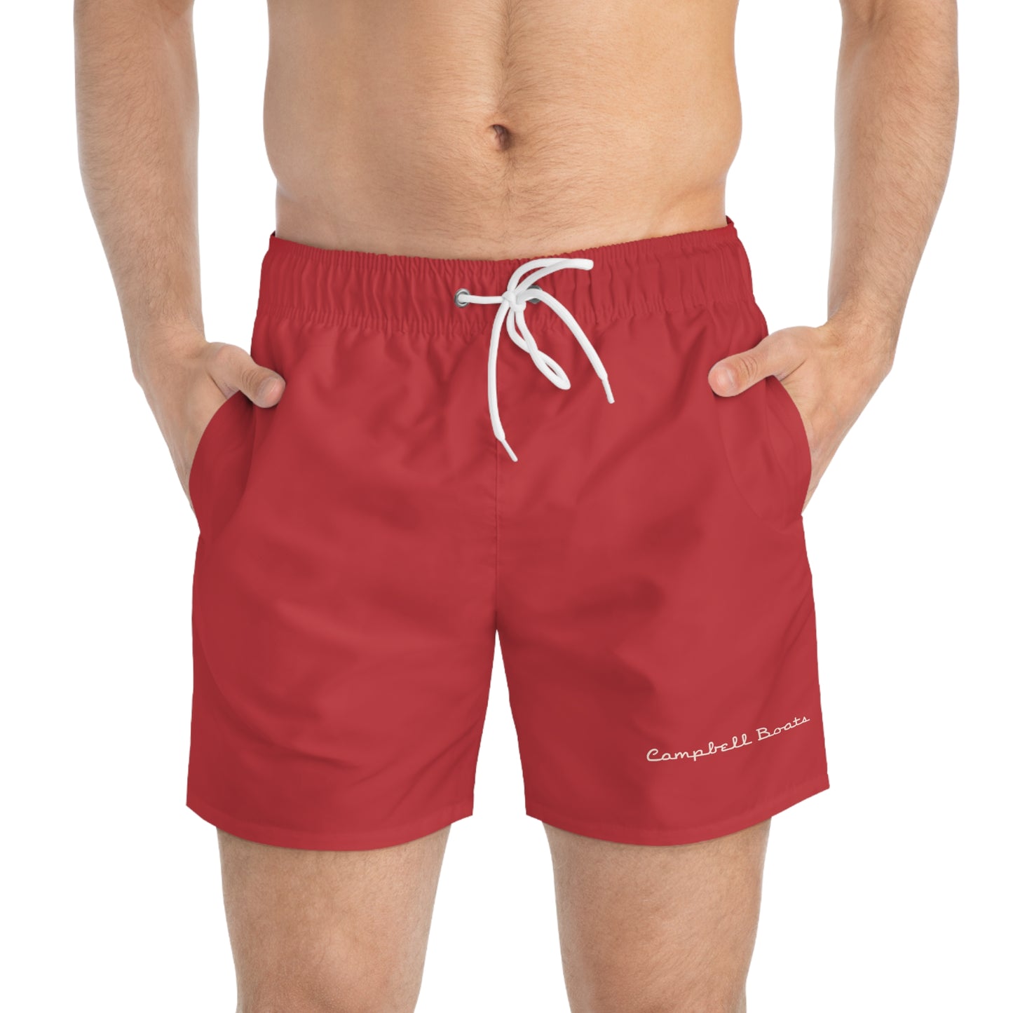 Signature Swim Trunks - Cherry