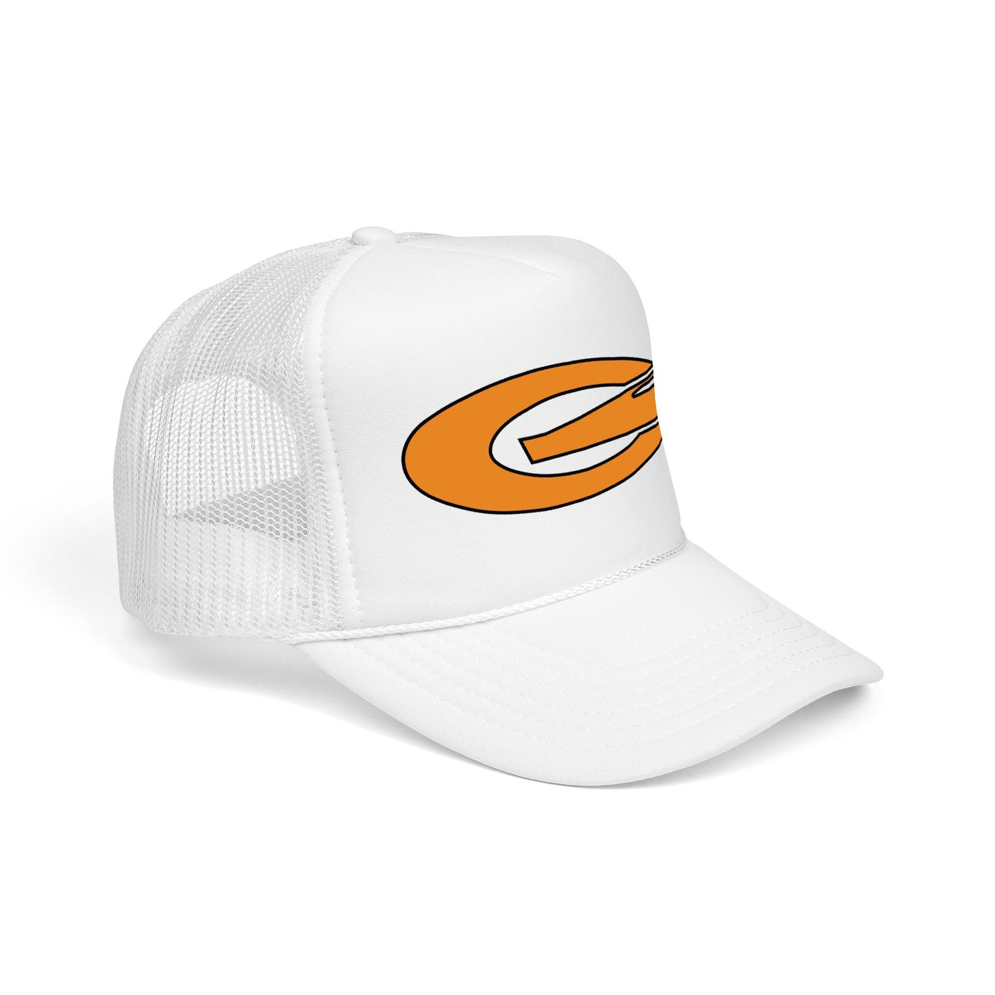 Monogram Trucker Hat - Tangerine